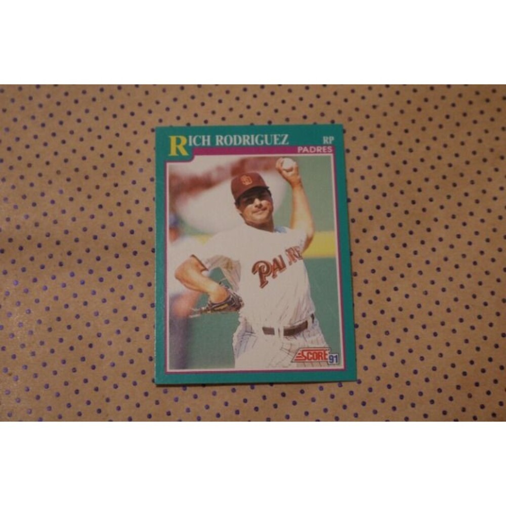 Rich Rodriguez #593 Baseball Card (1991)